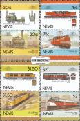 *Známky Nevis 1986 Lokomotívy séria MNH - Kliknutím na obrázok zatvorte -